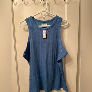 NWT Plus Size 24/7 Highline Variegated Ribbed Tank Top